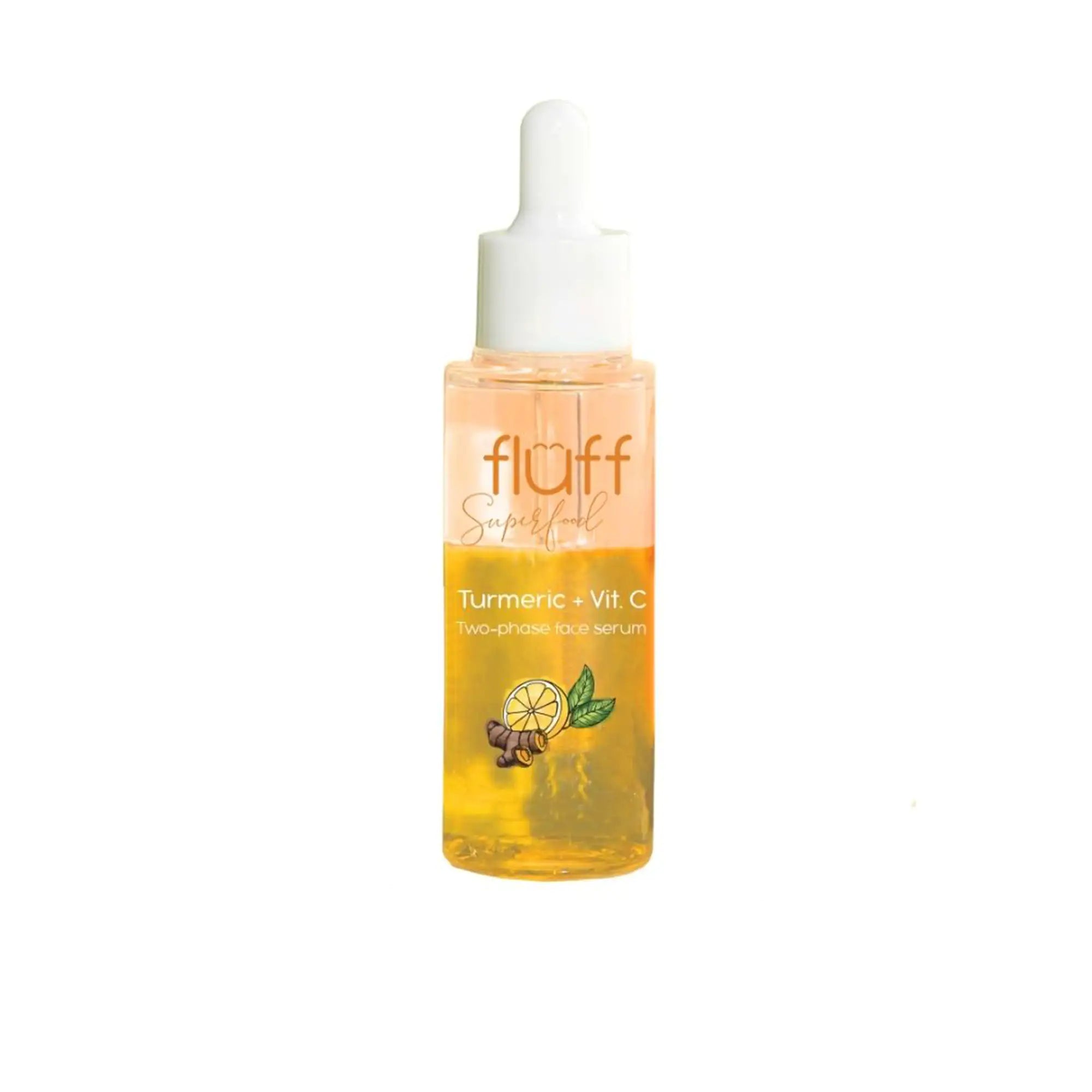 Fluff Turmeric and Vitamin C Booster / Two-phase Face Serum, 40ml