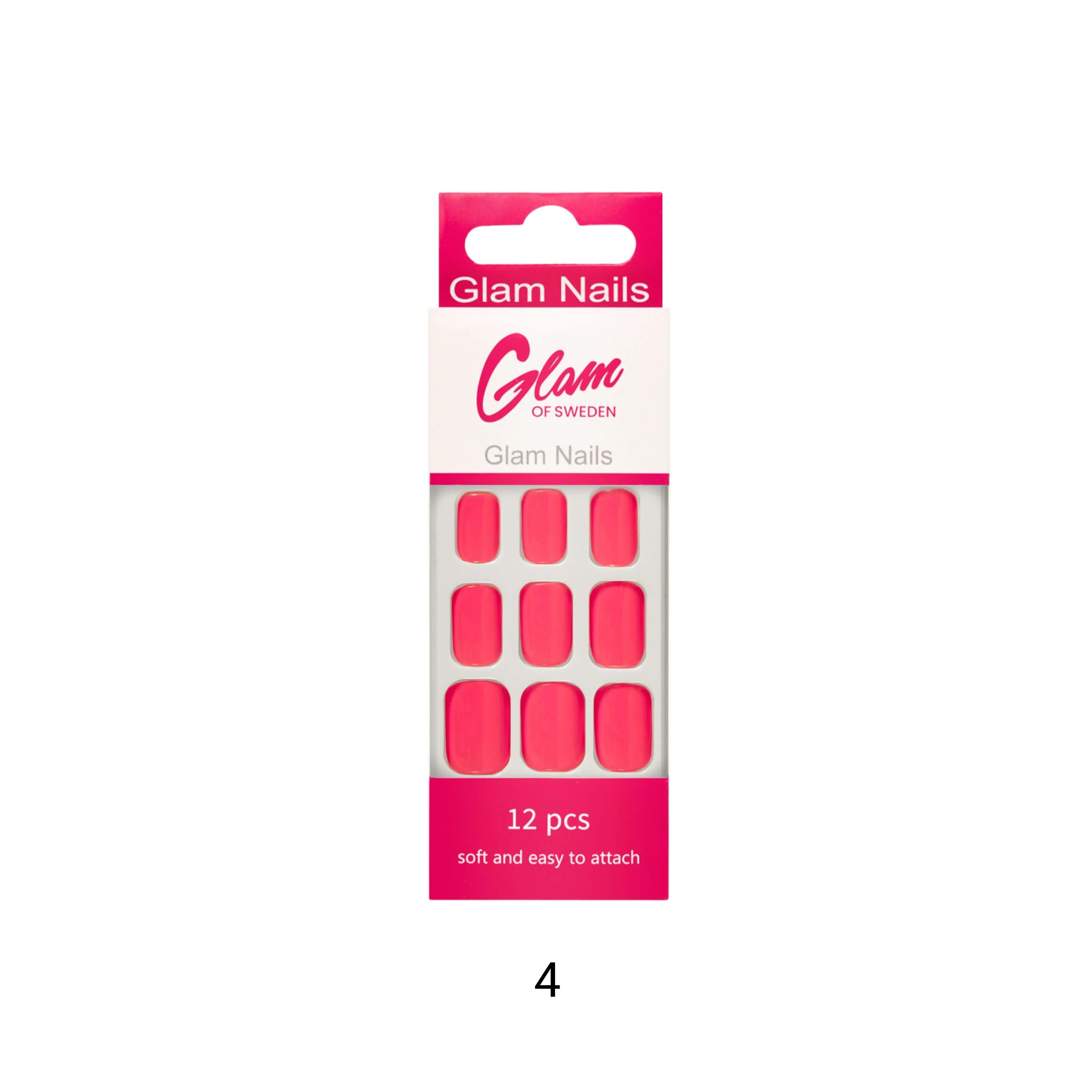 False nails pink - Glamofsweden