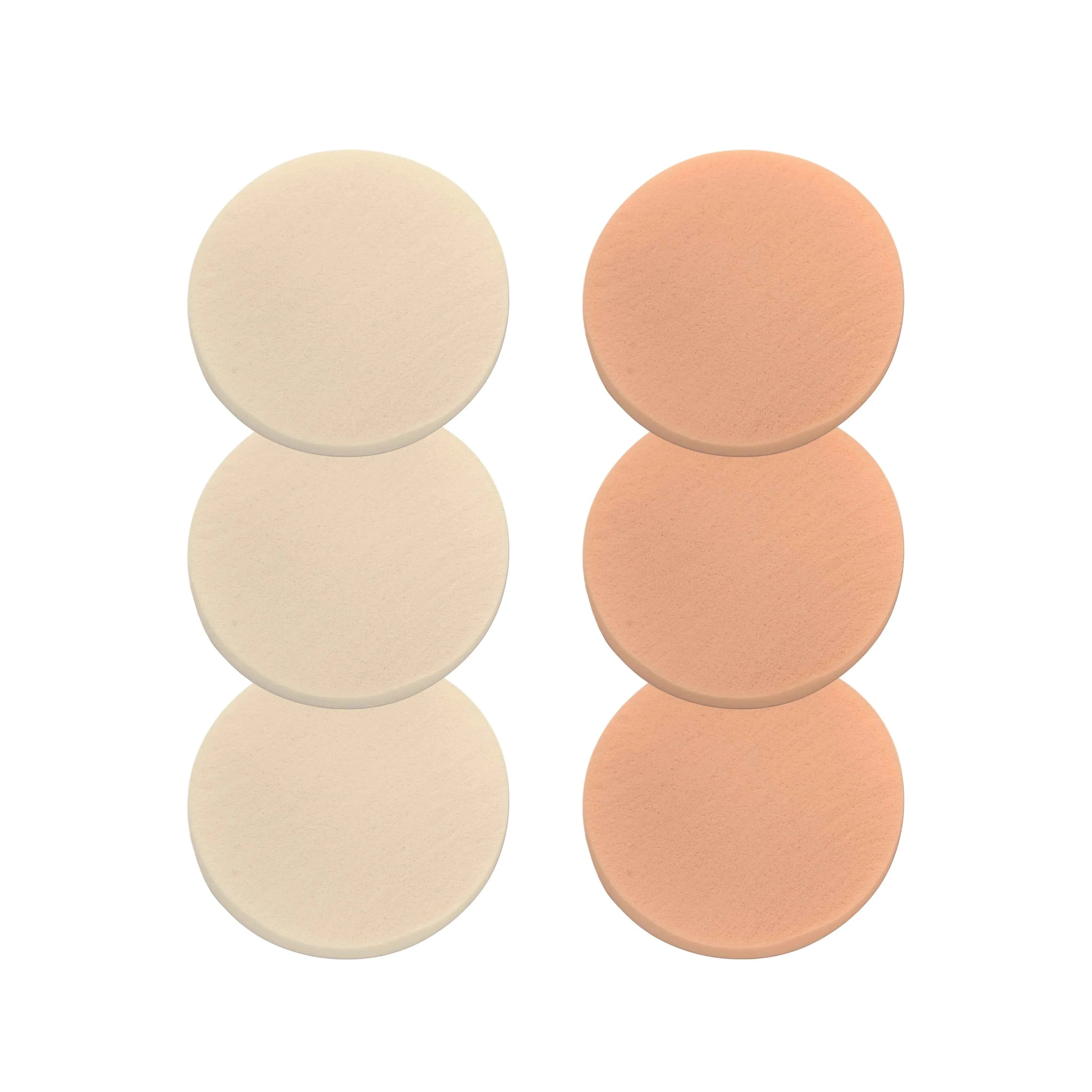 Makeup-sponges round 6-pack - Glamofsweden