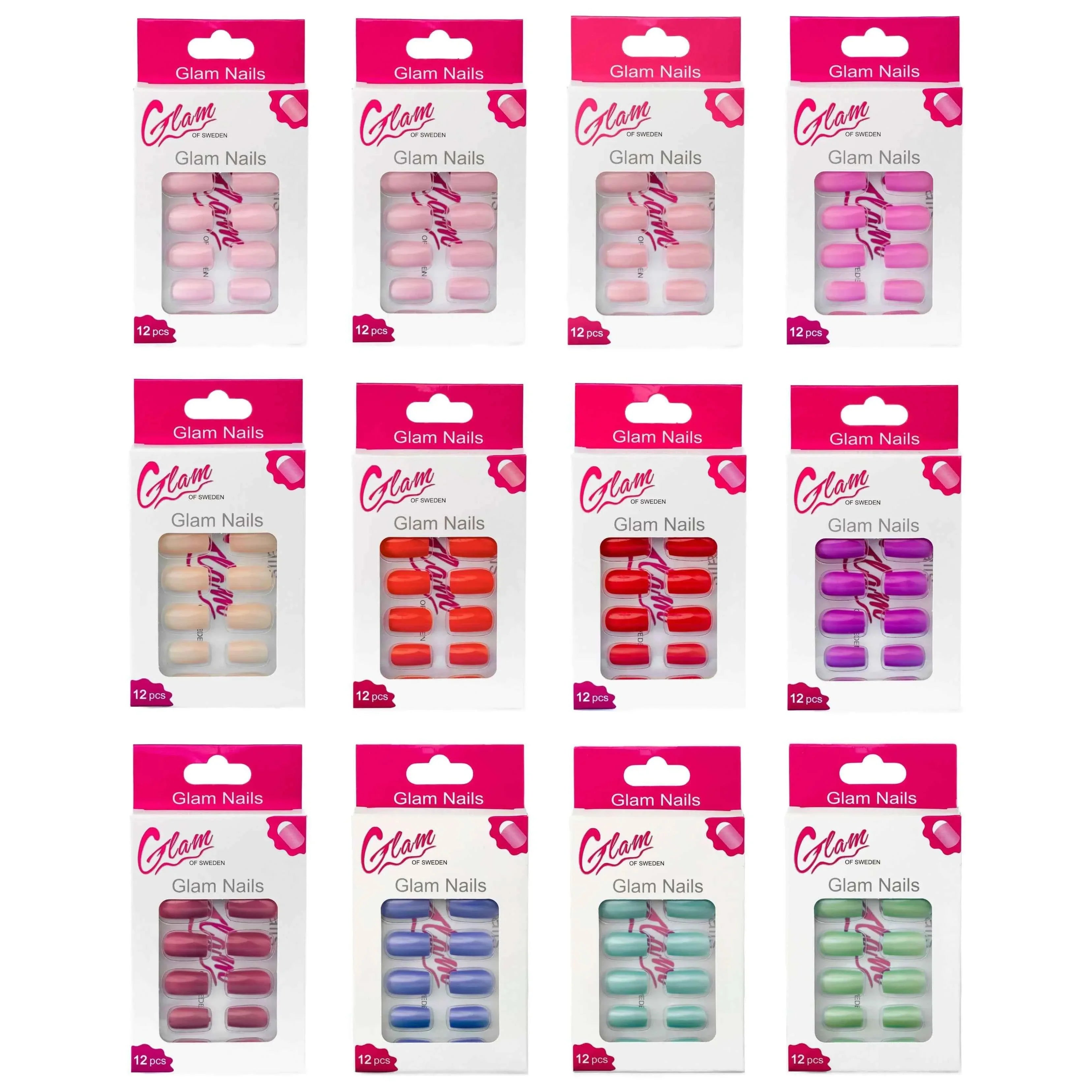 False nails colour - Glamofsweden