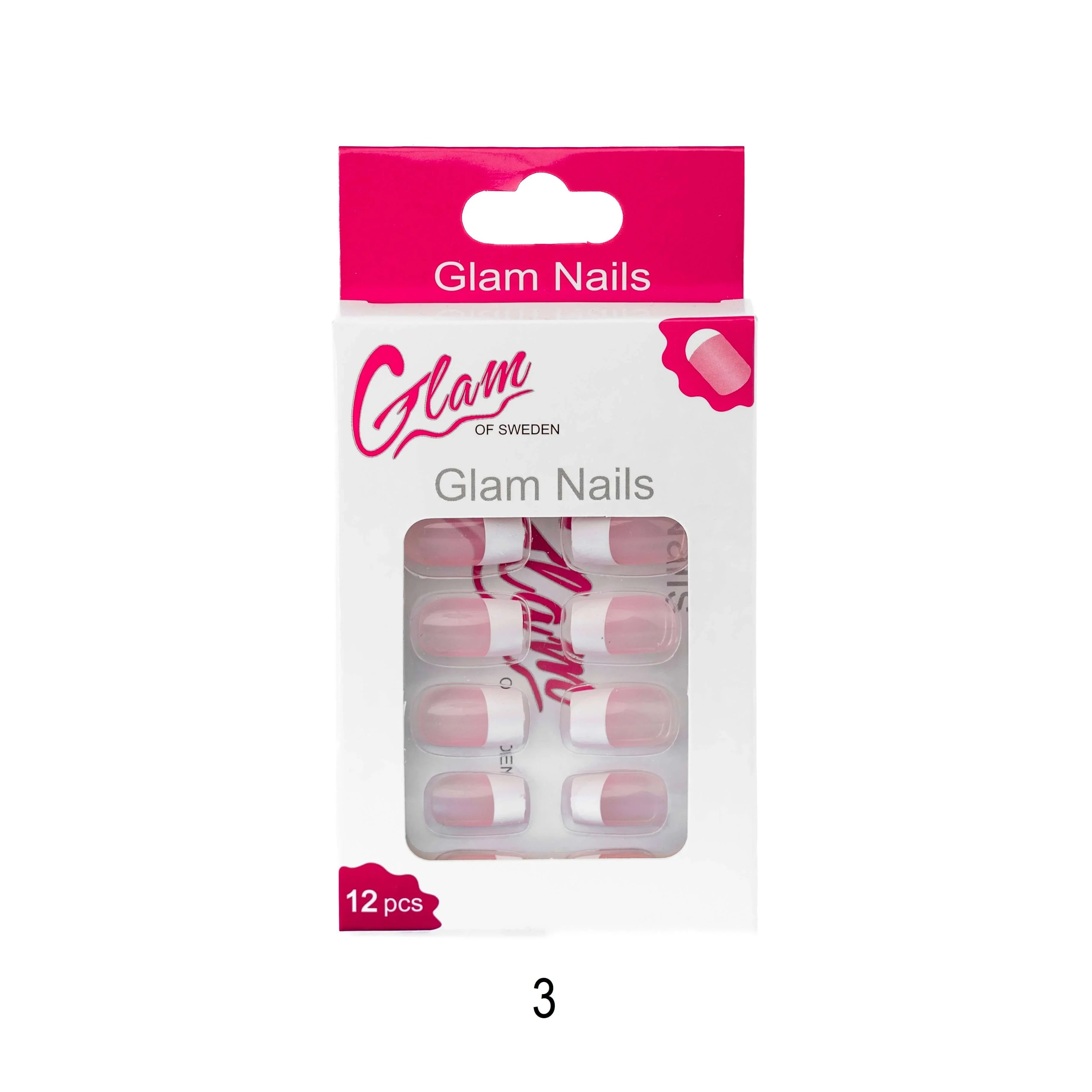 False nails french - Glamofsweden