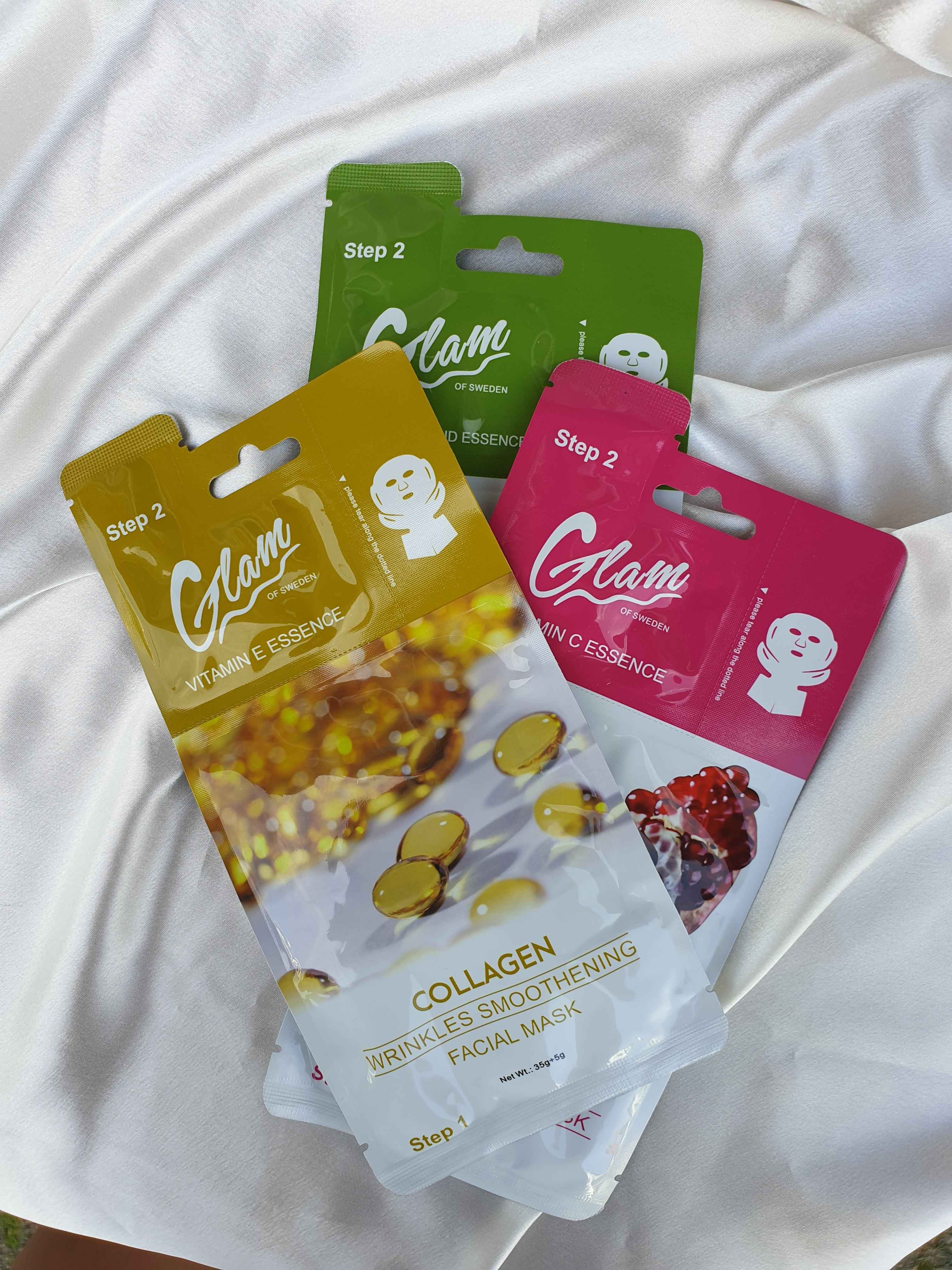 Collagen wrinkles and smoothening facial mask - Glamofsweden