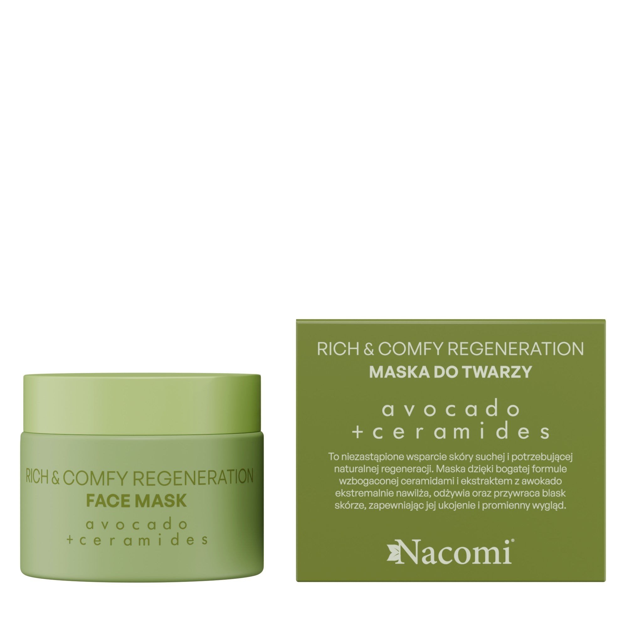 Nacomi Rich & comfy regeneration AVOCADO + CERAMIDES  Face Mask  40ml