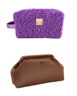 Με αγορές προϊόντων AURORA ΔΩΡΟ Fluffy Necessaire Ή Taba Clutch Bag