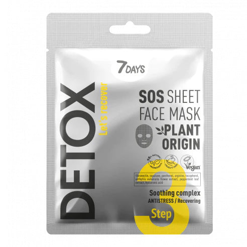 7DAYS SOS Sheet Face Mask Soothing Complex 25g