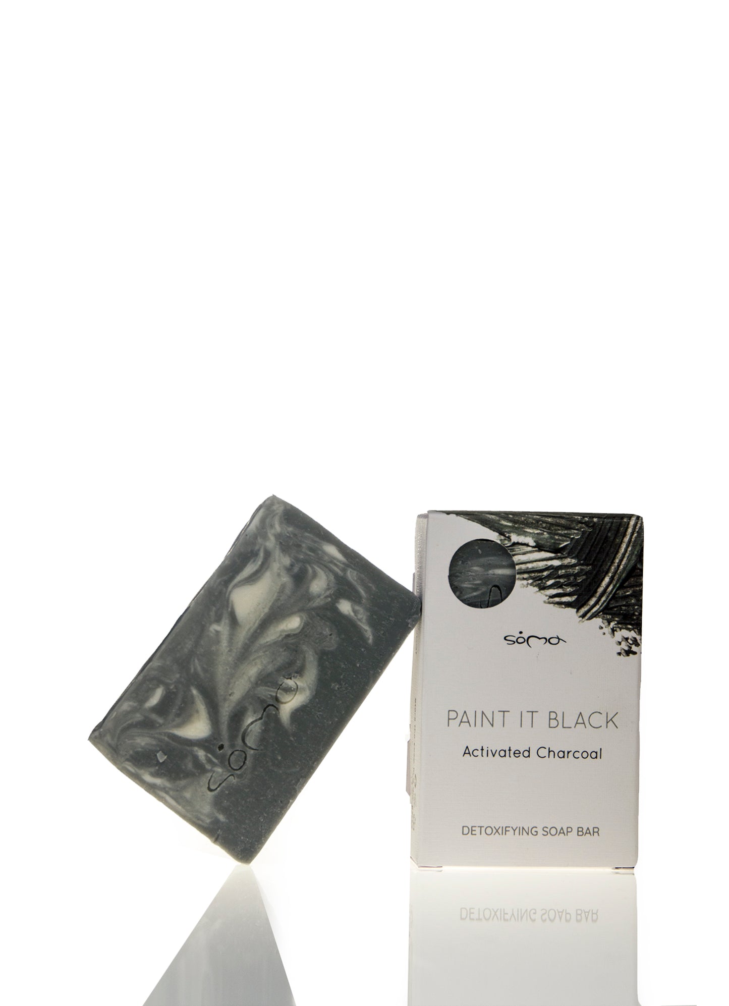 Soma PAINT IT BLACK Activated Charcoal Detoxifying Bar Soap 100g