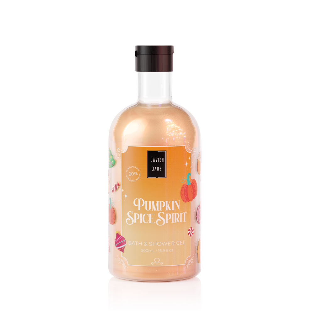Lavish Care Promo Pumpkin Spice Spirit Shower Gel 500ml & Body Cream 300ml