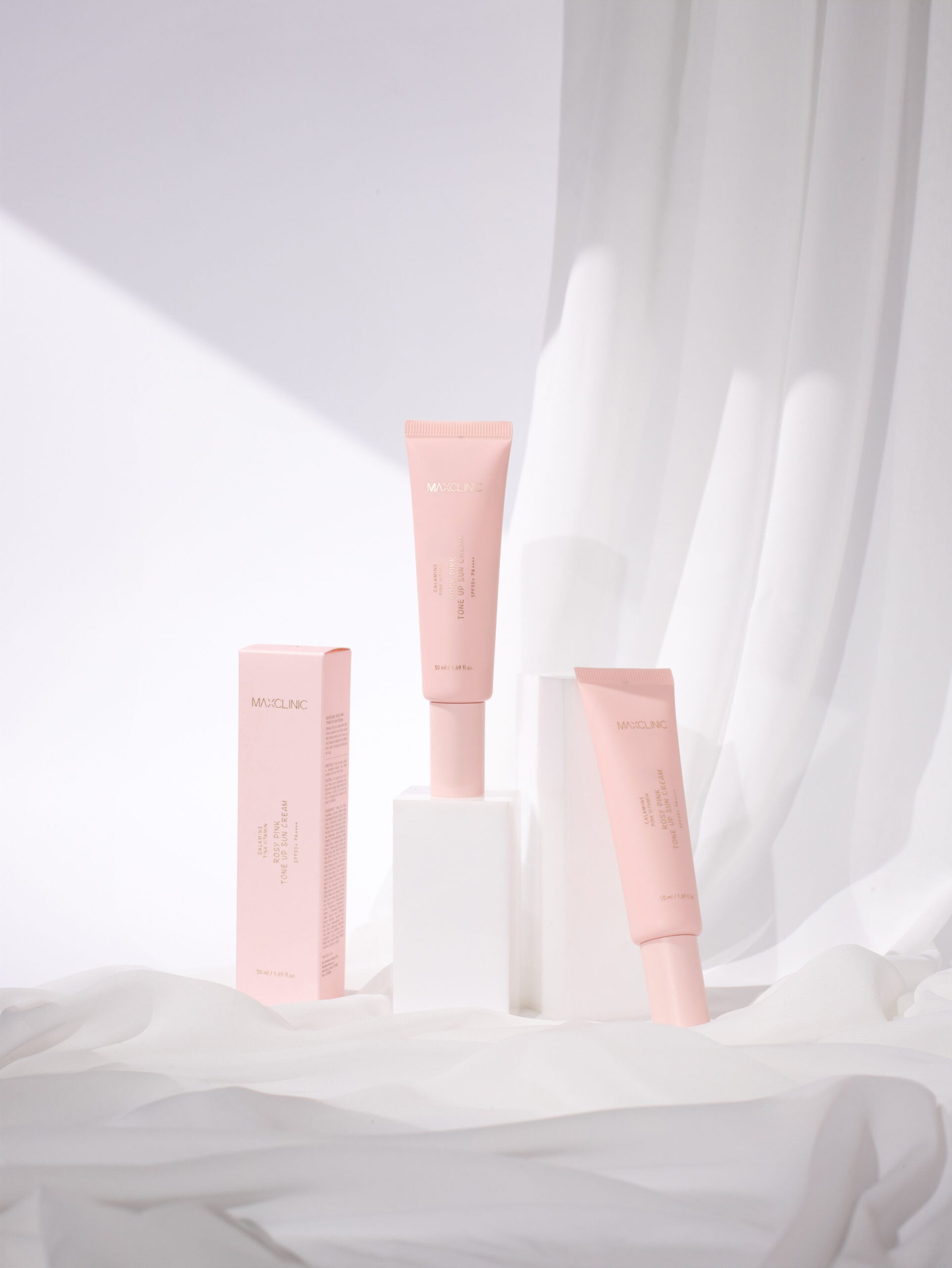 Maxclinic Rosy Pink Tone Up Sun Cream SPF50+ PA+++ – 50ml