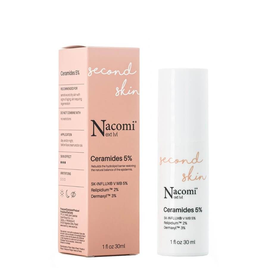Nacomi Next Level Ceramides 5% Second Skin Face Serum 30ml