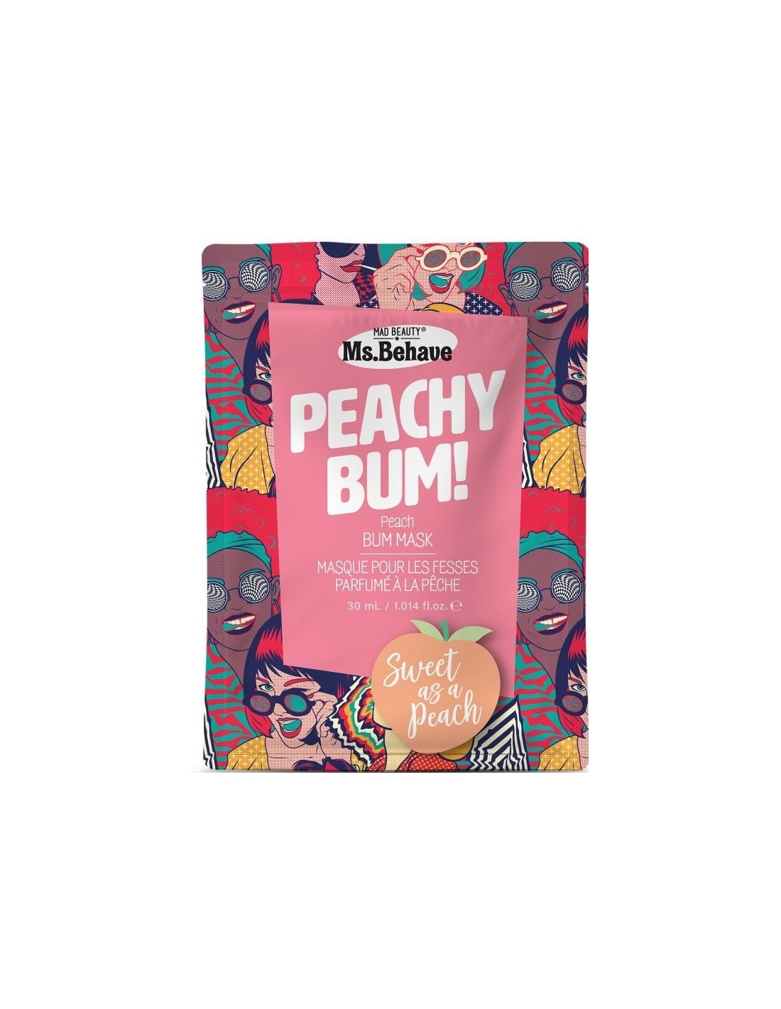 Ms Behave Peachy Bum Mask | Mad Beauty