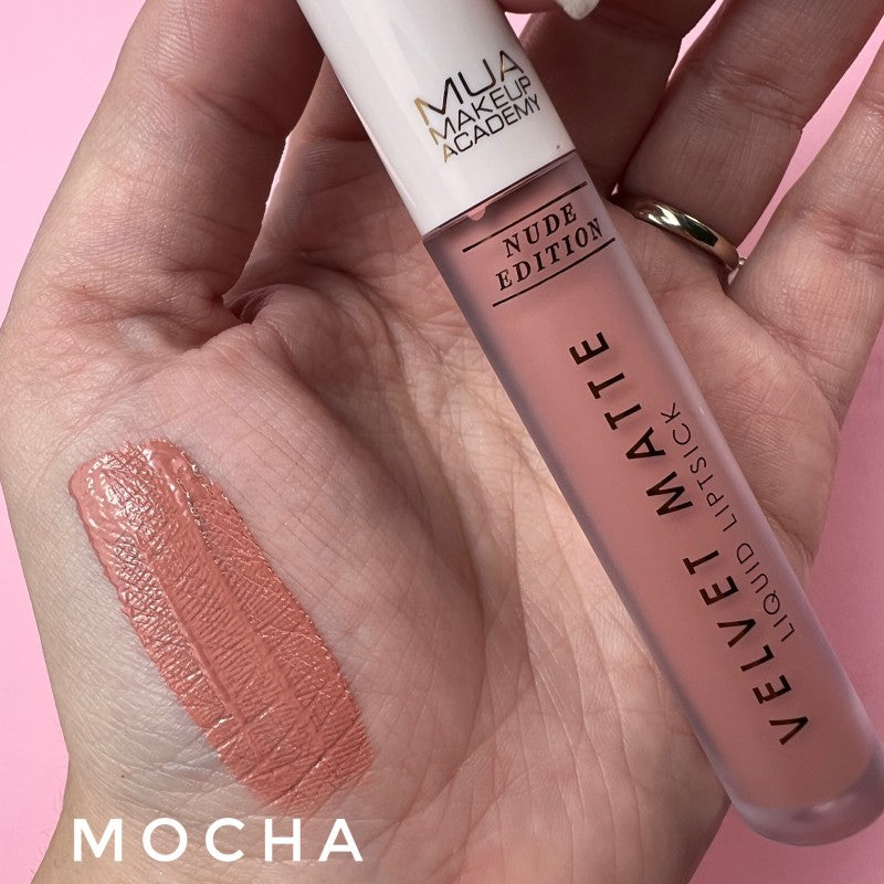 MUA Velvet Matte Liquid Lipstick - MOCHA 3g